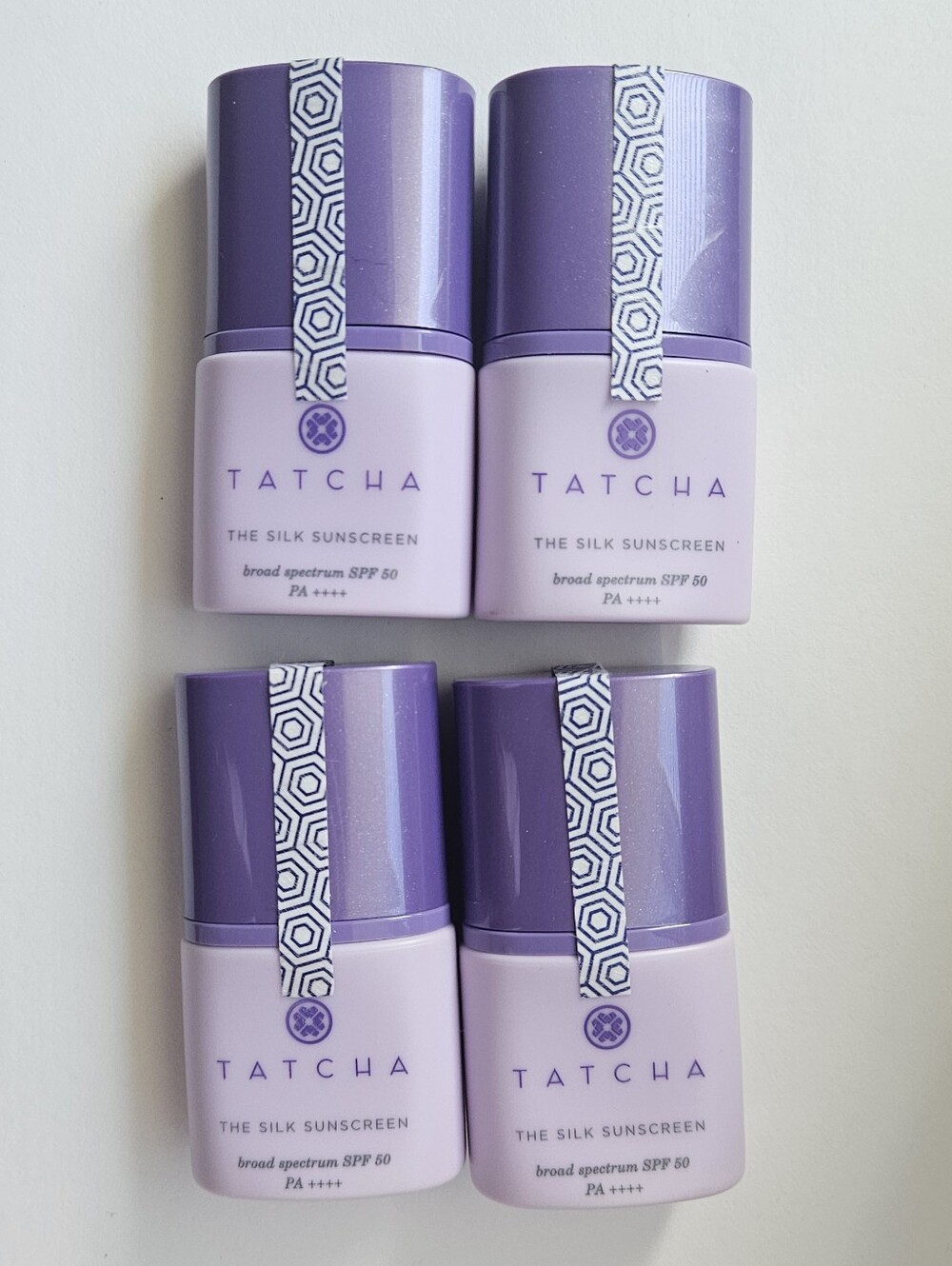 NWT x4Tatcha The Silk Sunscreen SPF 50 $100 Value!